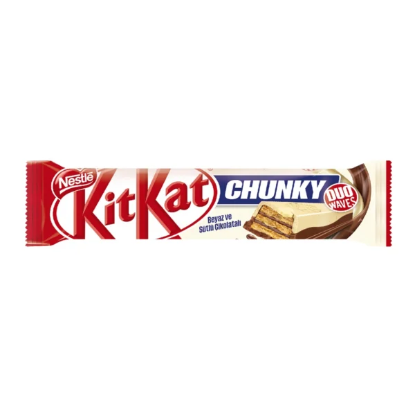 Kitkat Chunky Duo Waves Nestle Kitkat Chunky Duo Waves Chocolate (12 x 38G)