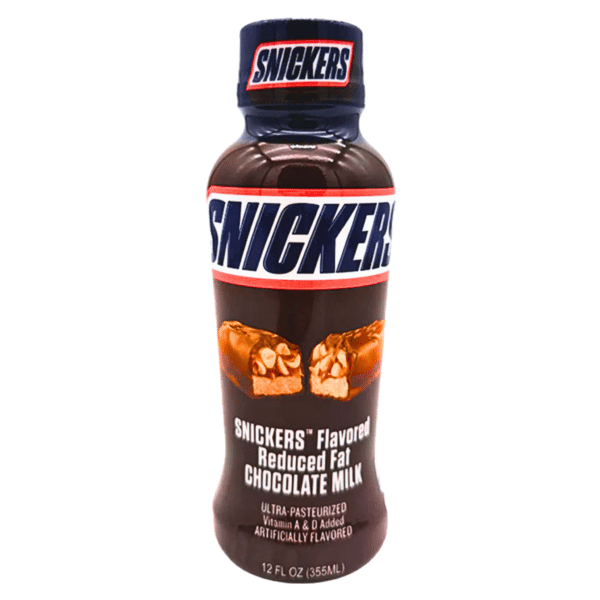 Snickers Flavoured Chocolate Milk Bottle USA (12x355ml) Snickers Flavoured Chocolate Milk (12 x 355ml) - USA