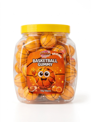 Jellylicious Basketball Jelly Filled Gummy (50 x 18g) - Halal