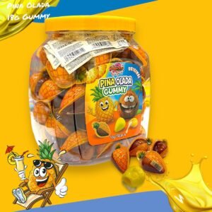 Jellylicious Pina Colada Fruit Jelly Filled Gummy (50 x 18g) - Halal