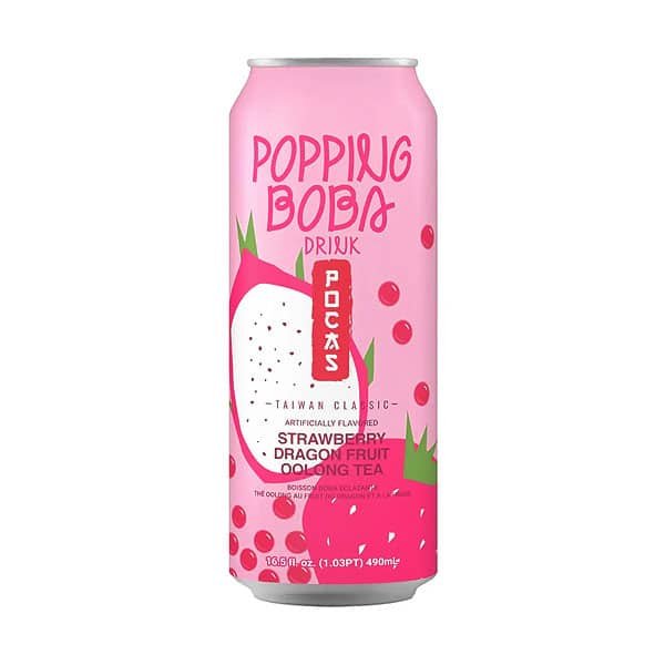 Pocas_Popping_Boba_Strawberry_Dragon_Fruit_Oolong_Tea_490ml Pocas Popping Boba Strawberry Dragon Fruit Oolong Tea (24 x 490ml) - Taiwan