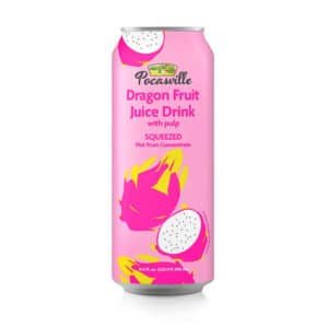 Pocasville Dragon Fruit Juice Drink (12 x 490ml) - Vietnam
