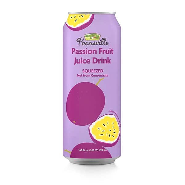 Pocasville_Passion_Fruit_Juice_Drink_490ml Pocasville Passion Fruit Juice Drink (12 x 490ml) - Vietnam