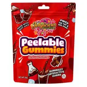 Jellylicious Cola Peelable Gummies (12 x 65g) - Halal